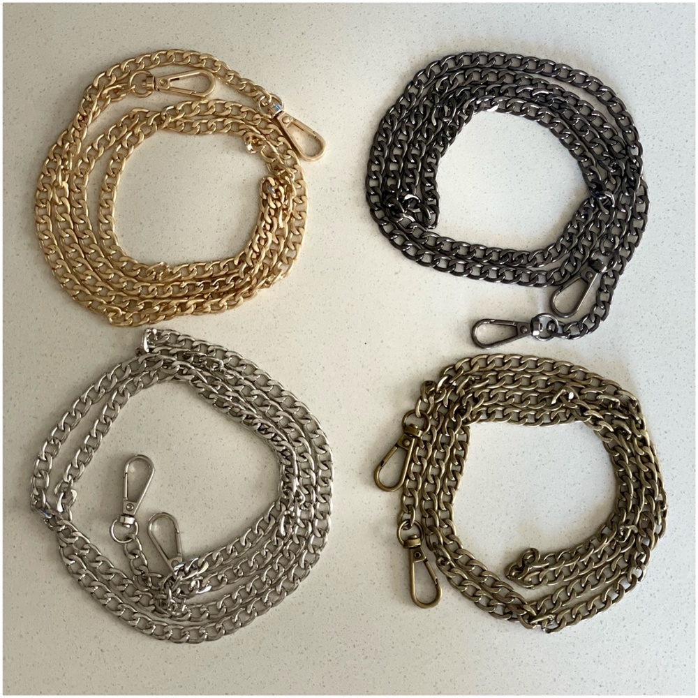 Premium Stainless Steel Replacement Chain for Crossbody Shoulder bags / wallets - Picture 7 of 7